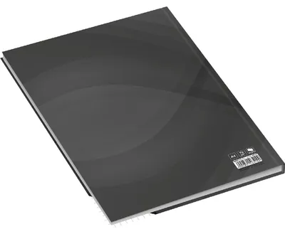 Image de Carnet RNK, DIN A4, quadrillé, 96 feuilles, noir