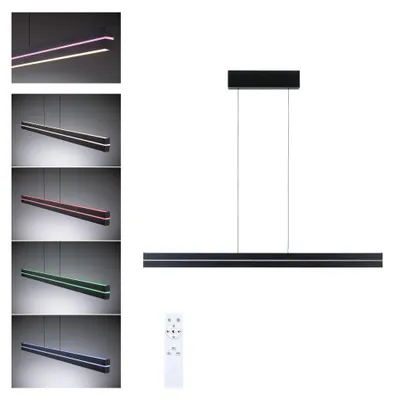 Produktbild von Paulmann LED Pendelleuchte Raiko mit RGBW und Tunable White Schwarz
