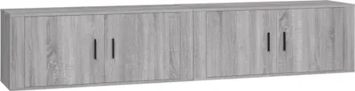 Obrázok produktu pre vidaXL TV nástenné skrinky 2 ks. Sivá Sonoma 100x34,5x40 cm