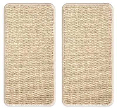 Productafbeelding van 2 Stuks Katten Krabmat 50x25cm - Wandmontage Krabmatten voor Katten