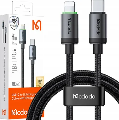 Immagine prodotto di Mcdodo Caricatore Usb-C Lightning Cavo Di Ricarica Veloce Per Iphone 1M Led