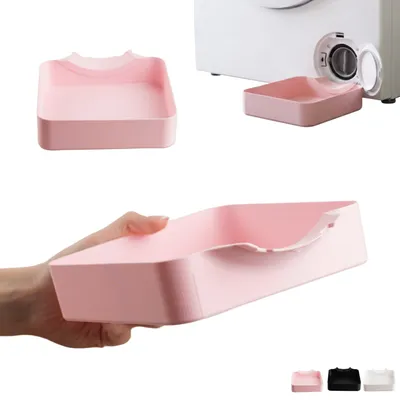 Image de Bac filtre lave-linge haute 4,5 cm, récupérateur d'eau anti-débordement, 3D – Rose sakura