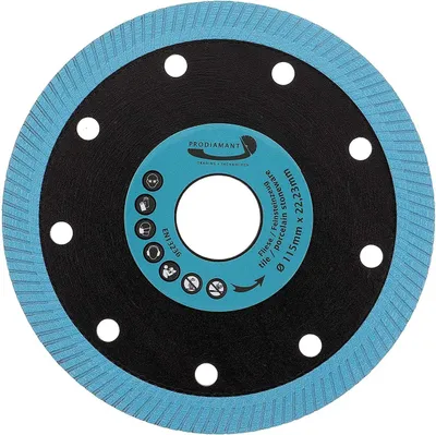 Immagine prodotto di PRODIAMANT Disco diamantato per gres porcellanato 115 mm Color Flash blu
