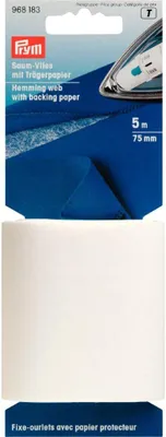Produktbild von Prym 968183, Saumband, Weiß, Polyamid, 75 mm, 5000 mm, 1 Stück(e)