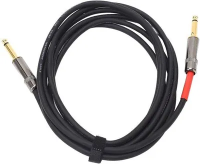Productafbeelding van Gitaarkabel - Audiokabel Bas - Muziek Maken - Ruisonderdrukking - 3 meter - zwart