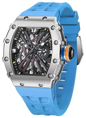 Produktbild von Herrenuhr Pagani Design NULL EX, Silberblau
