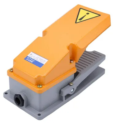 Fußschalter, Aluminiumgehäuse, AC380V DC220V, 10A, IP62, 104x198x97 mm