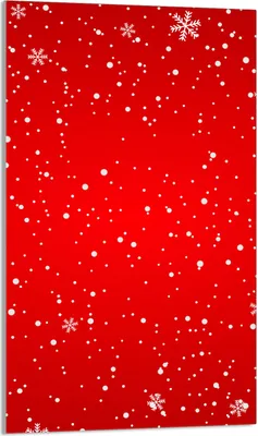 Produktbild von Herdabdeckplatte 30x52 Glaskeramikkochfeld Abdeckung Spritzschutz Glasplatte Deko Schneidebrett, Feiertage Rot