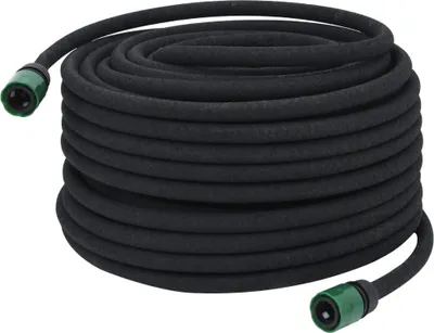 Immagine prodotto di Tubo di Irrigazione da Giardino Nero 0,6" 50 m in Gomma