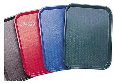 Productafbeelding van Serviesbord voor fastfood, Olympia Kristallon, rood, 41,5 x 30,5 cm
