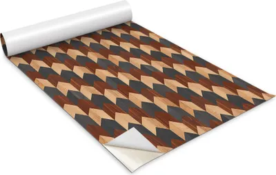 Zdjęcie produktu dla Folia samoprzylepna - Okleina meblowa - Dekoracyjna - Do mebli - Tapeta - Naklejka - Folia - Wzór szewronowy - 100 x 50 cm