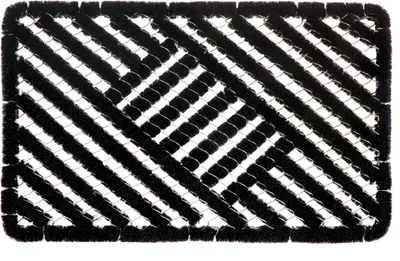 Produktbild von Hanse Home Kokos Fußmatte Grid Brushes, Schmutzfangmatte, Eingang,  Schwarz