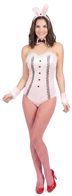 Immagine prodotto di Costume da donna coniglietta sexy rosa-nero - S
