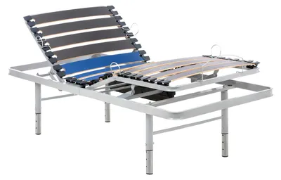 Immagine prodotto di Geriafy – Retino letto regolabile elettricamente | 80x200 cm | Rinforzato e compatto