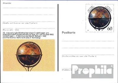 Produktbild von Belege Ganzsachen BRD (BR.Deutschland) 1992 PSo29 Amtliche Sonderpostkarte gefälligkeitsgestempelt  Briefmarkenbörse