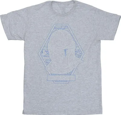 Produktbild von Star Wars - "The Mandalorian" T-Shirt für Herren BI47417 (XXL) (Grau)