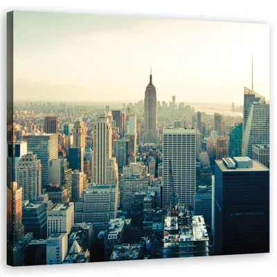 Produktbild von Leinwandbild städte & architektur - grau 30x30 cm Feeby grau wandbild bereit zum aufhängen