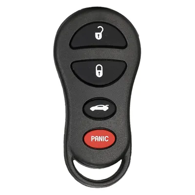 Produktbild von Autoschlüssel Gehäuse, 3 Tasten Autoschlüsselgehäuse, kompatibel mit Chrysler, kompatibel mit Dodge,3-Tasten - Kofferraumtaste