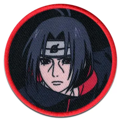 Obrázek produktu pro Comercial Mercera Naruto Sasuke Uchiha Manga Anime - záplata, nažehlovací, nažehlovací záplata, nášivka, záplata, k nažehlení, velikost: 6,1 x 6,1 cm