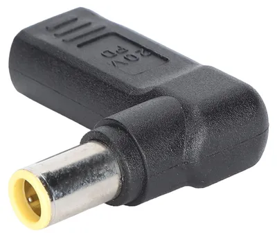 Image de Adaptateur Type-C vers CC, fiche femelle vers mâle, 7,9 x 5,5 mm, connecteur PD à angle droit, pour recharge d'appareils
