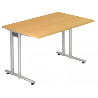 Zdjęcie produktu dla HAMMERBACHER NS12 Schreibtisch buche rechteckig