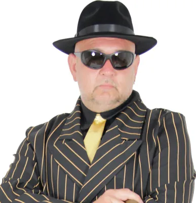 Produktbild von Gangsterhut Velour 20er Jahre
