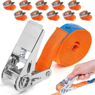 Produktbild von Transportgurt mit Spanner 4 m - 800 kg - Ideal für Gepäck und Motorräder