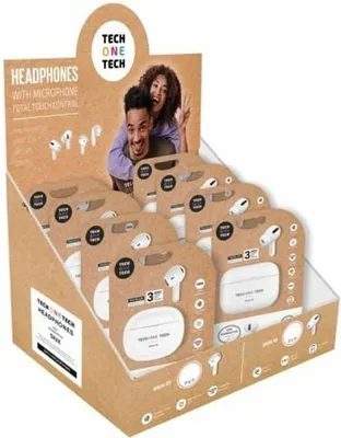 Zdjęcie produktu dla TECH ONE TECH TEC1420, Bezprzewodowy, Połączenia/muzyka, 636 g, Zestaw słuchawkowy, Biały