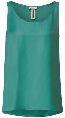 Produktbild von Solid blousetop w satin finish 14957 lagoon green Größe 34