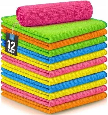 Zdjęcie produktu dla Ściereczki z mikrofibry do czyszczenia 4 sztuki + 1 gratis