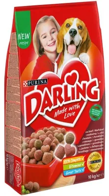 Obrázek produktu pro Purina Darling, Dospělý jedinec, Jakékoli plemeno, Hovězí, Zeleninová, 10 kg