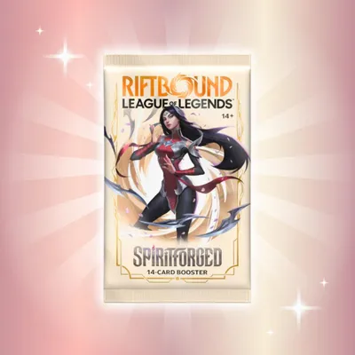 Produktbild von 1x League of Legends Riftbound TCG – Spiritforged Booster Pack | 14 Karten pro Booster | Trading Card Game
