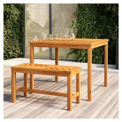 Produktbild von Garten-Esstisch 90x90x74 cm wetterfest aus Akazienholz