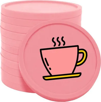 Immagine prodotto di Monete da caffè CombiCraft rosa baby - Ø29mm stampate su entrambi i lati - 100 pezzi