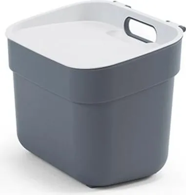 Image de Poubelle 5 L 25 X 19 X H20 Cm Gris Foncé - Ready To Collect - Curver