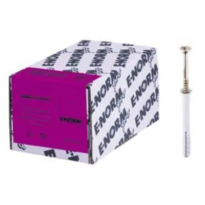 Produktbild von 100 Stück E-NORMpro Nageldübel 8/100 S (Dübeltechnik Senkkopf Einschlagdübel)
