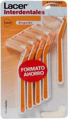 Obrázok produktu pre Lacer Extra jemná mäkká hranatá medzizubná kefka 10 kusov