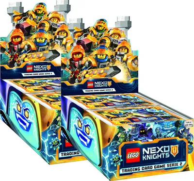 Produktbild von LEGO Nexo Knights 2 - Trading Cards - 2 Display (100 Booster) - Deutsch