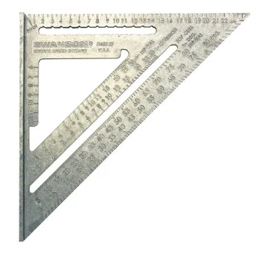 Produktbild von SWANSON Aluminium Dachdeckerwinkel, 250mm, 425g Metric Speed Winkel,  USA