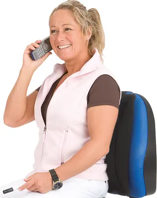 Image de TOGU Coussin dorsal Airgo Aktiv Coussin lombaire pour siège de voiture + pompe