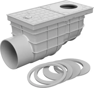 Produktbild von Regensinkkasten Regenrohrablauf Regensinkkästen Sinkkasten 325 Ds