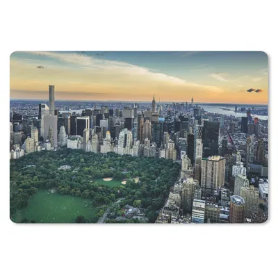 Produktbild von MuchoWow® Schreibtischunterlage New York - Central Park - Amerika 60x40 cm - XXL Mauspad - Großes Mauspad
