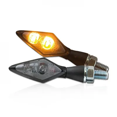 Produktbild von Universal Motorrad LED-Blinker Spark getönt M8 E-