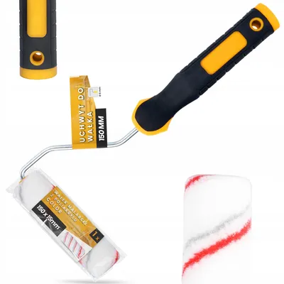 Produktbild von TRCR Farbroller-Set 15 cm mit Griff für Wände und Lacke