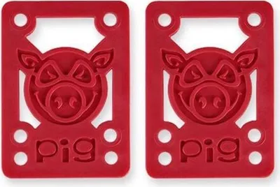 Productafbeelding van SK8 PADS, Varkenswielen, Pileses, Hard – rood – 1/8