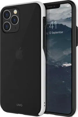 Productafbeelding van Uniq Vesto telefoonhoesje voor iPhone 11 Pro Max - zwart-wit