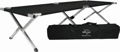 Produktbild von Feldbett US Typ Alu m.Tasche, schwarz