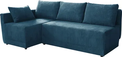 Produktbild von MIRJAN24 Ecksofa Nestor Cord, L-From Polsterecke mit Schlaffunktion und Bettkasten, Wohnzimmer (Farbe: Poso 05, Seite: Links)