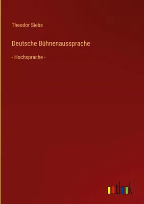 Produktbild von Deutsche Bühnenaussprache
