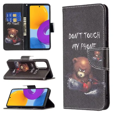 Obrázek produktu pro Pro Samsung Galaxy M52 5G Art Kožené pouzdro na mobilní telefon Motif 2 Cover Case Case Cover